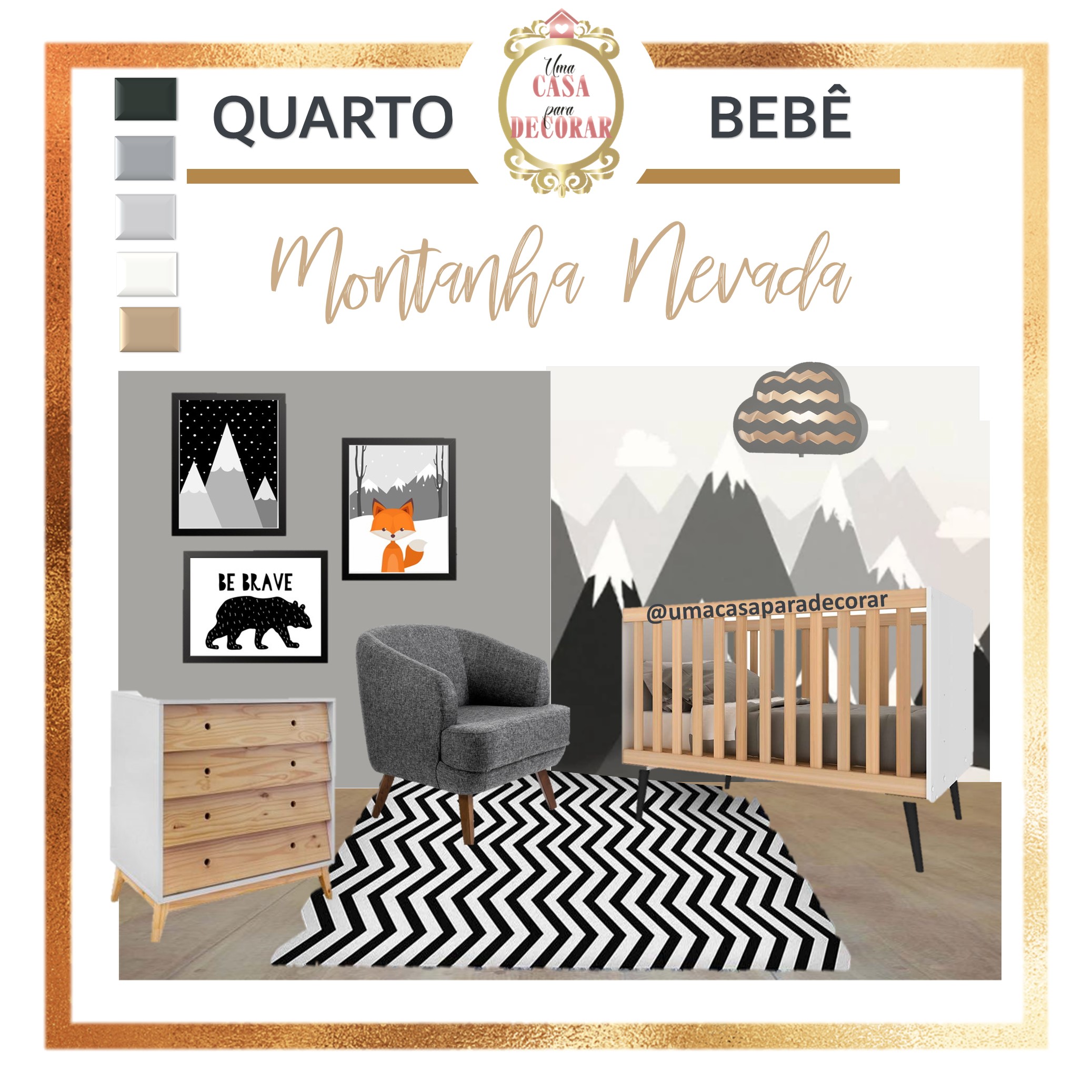 quarto bebe escandinavo