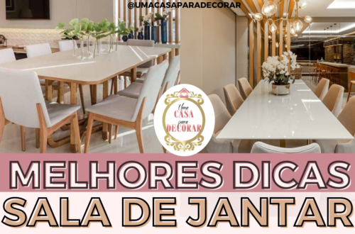 Melhores dicas de sala de jantar