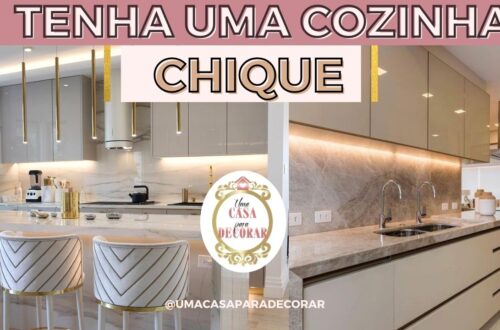 Descubra como ter uma cozinha chique casa de rico.