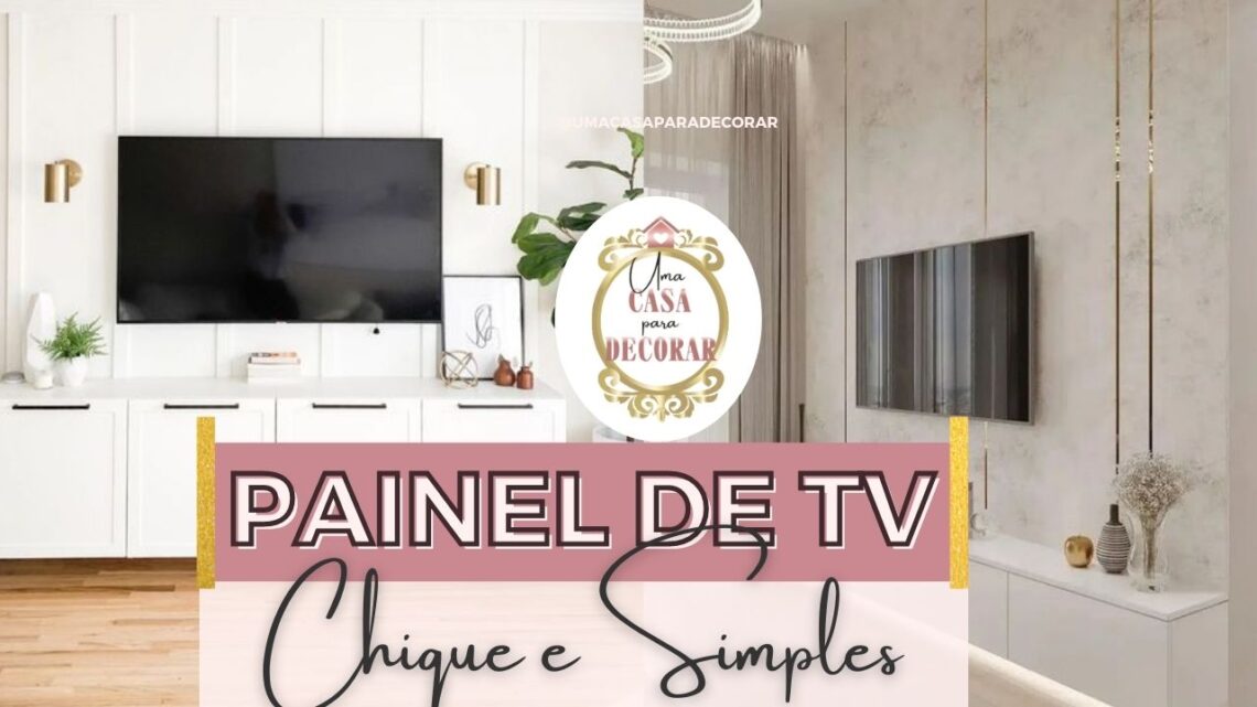 PAINEL DE TV RACK para SALA 8 ideias CHIQUES e SIMPLES