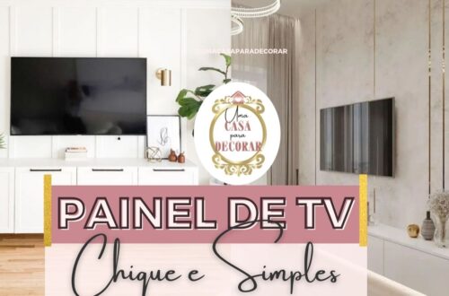 PAINEL DE TV RACK para SALA 8 ideias CHIQUES e SIMPLES