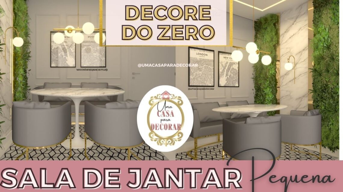 sala de jantar pequena decore do zero