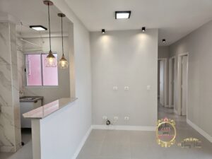 IMAGEM: Pintura apartamento reforma antes e depois da pintura - tinta branco gelo nas parede e branco neve no teto