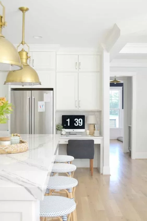 Home office na cozinha pequeno Melhores IDEIAS para PEQUENOS HOME OFFICES